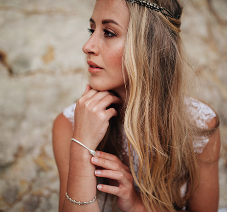 Forever Young romantic bohemian wedding makeup and hair by Masa Milnovic for Truly and Madly